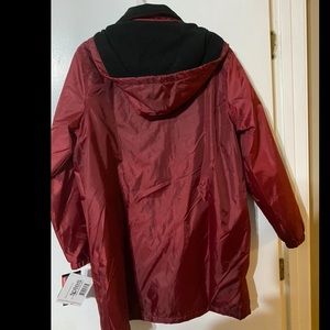 New Warm fleece lined weather resistant coat. New